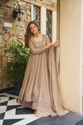 Myra Chanderi Anarkali Suit Set