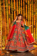 Beautiful Heavy Embroidered And Sequence Work Anarkali Suit Set